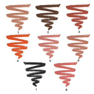 Wholesale Neutral Logo-free Wooden Lip Liner <b>Lipstick</b> Pencil Waterproof and Easy to Color Lip Liner GZ RTS Bulk Mixed Order - Product Image 3