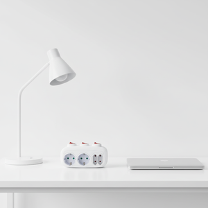 Adaptateur de <span class=keywords><strong>prise</strong></span> de courant EU à 3 prises avec interrupteur marche/arrêt, <span class=keywords><strong>prise</strong></span> murale en PP, interrupteur lumineux en russe et en espagnol - Product Image 2