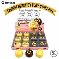 Jouets Squishy Non Toxiques Sans BPA, Rouleaux Squishy TONGXIN, Jouets Squishy Croquants, Boules Anti-Stress en Argile, Ensemble en Gros pour Enfants et Adultes