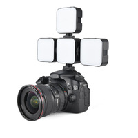 Lumière vidéo LED Portable Compatible photographie lumière appareil photo vidéo film Vlog lumière de remplissage en direct