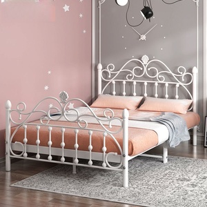 <span class=keywords><strong>Letto</strong></span> in Metallo di Alta Qualità, Stile Europeo Moderno e Semplice, <span class=keywords><strong>Letto</strong></span> Principessa per Bambine, <span class=keywords><strong>Singolo</strong></span> e Matrimoniale per Camere da <span class=keywords><strong>Letto</strong></span> dei Bambini - Product Image 3