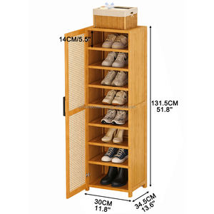 <span class=keywords><strong>Prix</strong></span> Fabricant SYT – Meubles à Chaussures en Bambou Durables et Ventilés & Étagères à Chaussures Multi-Niveaux en Bambou pour Salon et Maison - Product Image 2