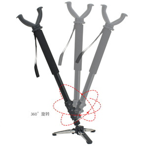1.5M V-Shaped Metal Retractable Portable <b>Hunting</b> <b>Tripod</b> with Scopes & Accessories - Product Image 5