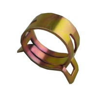 Colliers de serrage à ressort JIAFENG Mn65 de haute qualité en acier inoxydable de style japonais, plaqués zinc, pour tuyaux (mesures en pouces et métriques)