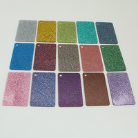 Alands Feuille d'acrylique coulé de couleur pailletée pour la décoration Coupe personnalisée à la taille