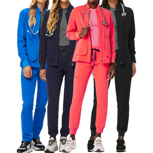 Conjunto de Uniforme Médico Personalizado con Logotipo, Unisex, Pantalones Tipo Jogger, OEM ODM - Product Image 1