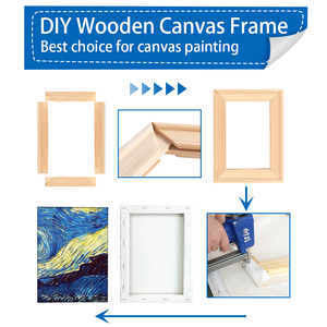 Hot bán sản phẩm sơn cáng thanh deep1.6cm Chiều rộng 2.8cm gỗ vải cho bức tranh nghệ thuật - Product Image 4