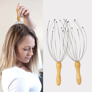 Masseur corps tête, cuir chevelu, cou, <span class=keywords><strong>2</strong></span> pièces, outil de soin, antistress, relaxation, <span class=keywords><strong>Tens</strong></span> de douleur, pour le cou - Product Image 2