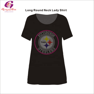 Camisa de alta calidad sudaderas con capucha ropa de calle unisex al por mayor equipo personalizado logotipo gráfico strass diseño de transferencia de calor - Product Image 3