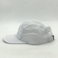 Nuevo verano 5 paneles Material de nylon Campamento Gorras Deportes Snapback Sombreros sin estructura Logotipo bordado personalizado