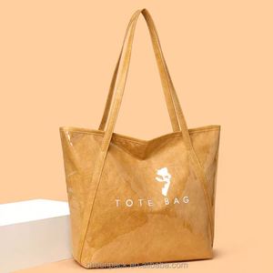 Sac fourre-tout en toile robuste enduite imperméable imprimé sur mesure pour les étudiants universitaires, pour transporter des livres - Product Image 2