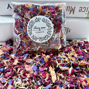 Eco Friendly 10g Real Dried Rose Petals for Beauty <strong>Bath</strong> Foot <strong>Bath</strong> Graduation Wedding <strong>Confetti</strong> Real Dried Rose Petals - Product Image 2