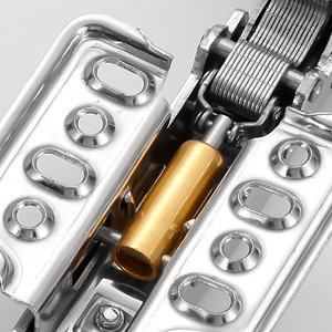 Петля гидравлическая с доводчиком из нержавеющей стали 304 для кухонных шкафов, гардеробов, обувных шкафов, толщина 3,0 мм, бесшумная, с демпфированием - Product Image 5