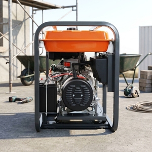 6kVA 110v/220v Open <b>Generator</b> Backup Power Generation Machine 6.2kW 380v Three Phase 400V Start 6900S-3 Complete Generato - Product Image 2