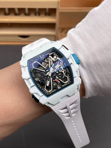 3503 Best-selling Luxury White Carbon Fiber <b>Skeletonized</b> Top-quality Openwork Tourbillon <b>Automatic</b> Mechanical <b>Watch</b> for Men - Product Image 2