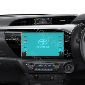 Protector de pantalla de navegación de coche <span class=keywords><strong>Toyota</strong></span> para <span class=keywords><strong>Toyota</strong></span> Trunder Anti Shock Anti Scratch Glare Protector de pantalla táctil - Product Image 4