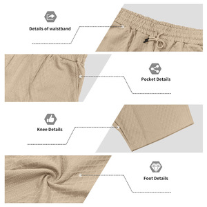 High Quality Regular Fit Men's Short-sleeved Shorts Two-piece Set Summer Suit Comfortable Breathable High-end Leisure Sports - Product Image 5