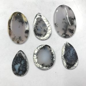 Piedras Preciosas de Ópalo Dendrítico Natural, 100 Quilates, Formas Mixtas, Cabujones Pulidos para Joyería, Gemas Sueltas para DIY - Product Image 3