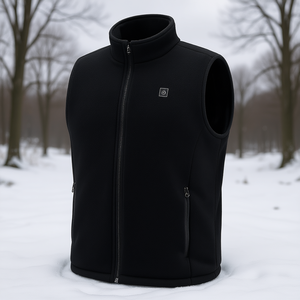 Gilet chauffant léger pour homme, gilet en polaire chauffant électrique pour l'hiver, 6 zones, 3 niveaux, vêtements d'extérieur - Product Image 2