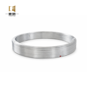 Bobina de <span class=keywords><strong>Aluminio</strong></span> para Aire Acondicionado Soft State 1050 1060 1100, Perfil en T Anodizado Plateado, Tubo Extruido, Decoraciones para Condensador - Product Image 3