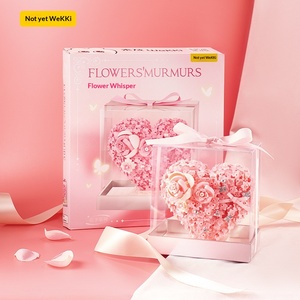 Bloques de Construcción de Rosas 517214, Juguete de Flores con Forma de Corazón, Regalo para San Valentín, Tanabata o Cumpleaños - Product Image 1