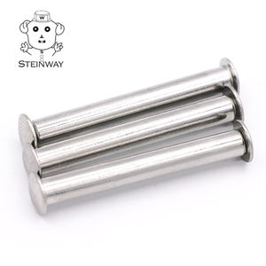 Fabricants chinois de rivets semi-tubulaires à double capuchon, rivets tubulaires à tête plate, rivets mâles-femelles en acier inoxydable - Product Image 2