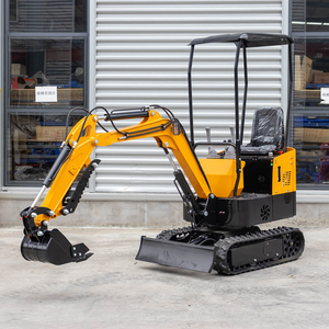 Miniescavatore con Braccio Orientabile da <span class=keywords><strong>1</strong></span> Tonnellata, Motore PLC, Riduttore ad Alta Efficienza, Escavatore per Costruzioni con Cingoli in Gomma, <span class=keywords><strong>1</strong></span> Anno di Garanzia sul Cuscinetto - Product Image 6