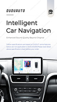 Reproductor Multimedia para Auto MEKEDE DUDU7 de 1 DIN con Rotación de 360 Grados, Carplay, GPS, Universal para Toyota, Honda, VW, Hyundai