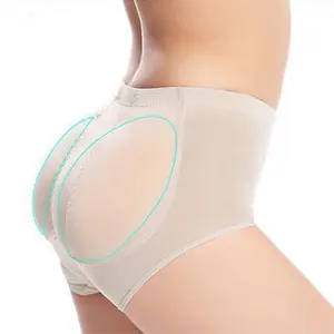 Almohadillas de silicona de espuma para glúteos, potenciador de glúteos extraíble, insertos de silicona acolchados, Bragas para mujer, pantalones moldeadores