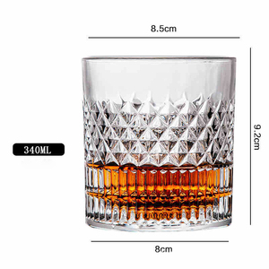 Vasos de Whisky de Cristal Resistentes de 300ml y 400ml, con Base Cuadrada, Hechos a Mano, para Degustación de Whisky, Vodka y Licores, Irrompibles - Product Image 4