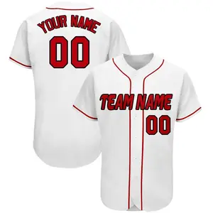 Logotipo personalizado tecido respirável waffle secagem rápida sublimação baseball camisa baseball jersey softball camisa