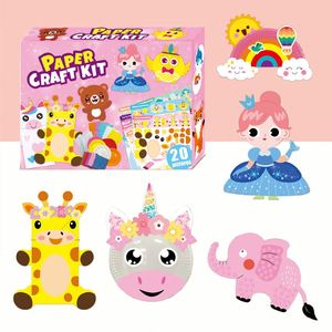 Activités amusantes, cadeau d'anniversaire idéal, assiettes en papier décorées, kit d'activités créatives pour poupées princesses pour les tout-petits - Product Image 5