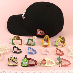 En Stock, Insignias Decorativas Vintage Retro de Esmalte con Personajes de Dibujos Animados para Sombreros - Product Image 3