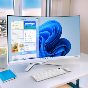 Ordinateur tout-en-un incurvé 23,8 27 pouces Core I5 I7 I9 Monoblock avec écran incurvé, 8 Go 16 Go 32 Go de RAM, 1 To de SSD, pour le jeu - Product Image 2