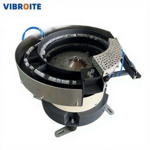 Système d'alimentation automatique avec bol vibrant en acier inoxydable personnalisé tout-en-un avec moteur et PLC - Product Image 1