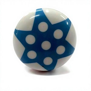 Hand Finished Blue and <b>White</b> Resin Drawer Dresser <b>Knobs</b> Furniture Hardware Home Office Decoration Kitchen Bedroom Drawer Cabinet - Product Image 1