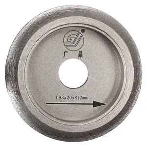 Cuộc sống làm việc bền 5 inch 120mm đầy đủ bullnose thiêu kết kim cương hồ sơ bánh xe cho profiling cạnh