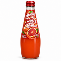 250ml fles sinaasappelsmaak basilicumzaadjes drankje Boissons Aux Jus drankenfabrikant versgeperst 100% vers sap
