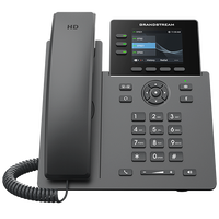 Teléfono IP POE de 3 Líneas de Grado Operador Grandstream GRP2611G con Configuración sin Contacto para Uso Empresarial, Financiero o Doméstico