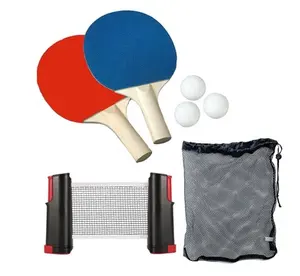 可调整的任何表打乒乓在任何地方可伸缩便携式乒乓球网架和设置
