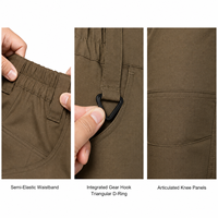 Pantalon cargo tactique Ripstop personnalisé BSCI pour hommes, imperméable, respirant, résistant à l'huile, 65/35 coton poly, pantalon de combat, OEM