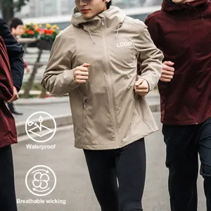 Akilex personalizado nuevo diseño de alta calidad impermeable ajustable chaqueta para correr para hombre