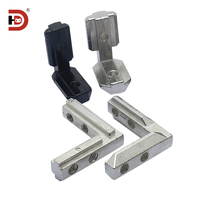Accessoires pour profilés aluminium 20/30/40/45 – Code d'angle encastré pour profilé aluminium, connecteur interne en forme de L