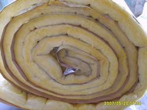 Couverture isolante en laine de verre moderne de 5 m avec couche de feuille d'aluminium, matériaux d'isolation pour four, matériaux d'isolation thermique - Product Image 5