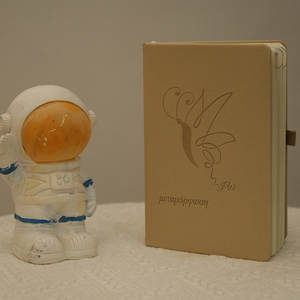 Hot Selling High Quality Pu Leather Logo Debossed Sewing Bound Planner <b>Notebook</b> 120 Sheets Printed Style Custom Promotion Use - Product Image 3