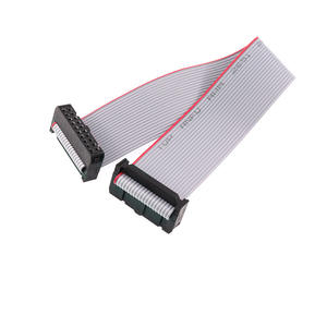 Cable flexible gris con paso de 2.54mm, conectores en forma de cuerno de 6, 10, 14, 20 y 40 pines para pantalla JTAG - Product Image 4