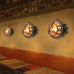 Industriale dell'annata lampada <span class=keywords><strong>da</strong></span> <span class=keywords><strong>parete</strong></span> impermeabile <span class=keywords><strong>da</strong></span> giardino Bar in vetro antico decorazione esterna lampada <span class=keywords><strong>da</strong></span> <span class=keywords><strong>parete</strong></span> retrò - Product Image 6