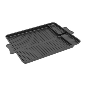 Poêle à griller rectangulaire de style coréen avec revêtement en pierre Maifan, facile à nettoyer, pour une utilisation en intérieur et en extérieur - Product Image 1