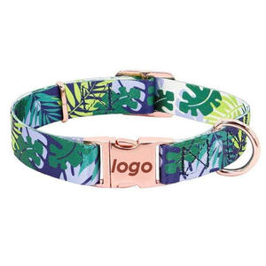 Zware Luxe Duurzame Verstelbare <span class=keywords><strong>Print</strong></span> Patroon Puppy Ketting Kat Huisdier Halsband Custom Hond Halsband Met Logo - Product Image 2