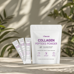 Dissoudre facile de poudre de peptides de collagène de marque de distributeur, poudre <span class=keywords><strong>multi</strong></span> de protéine de collagène sans saveur de non-OGM avec de la vitamine C - Product Image 1